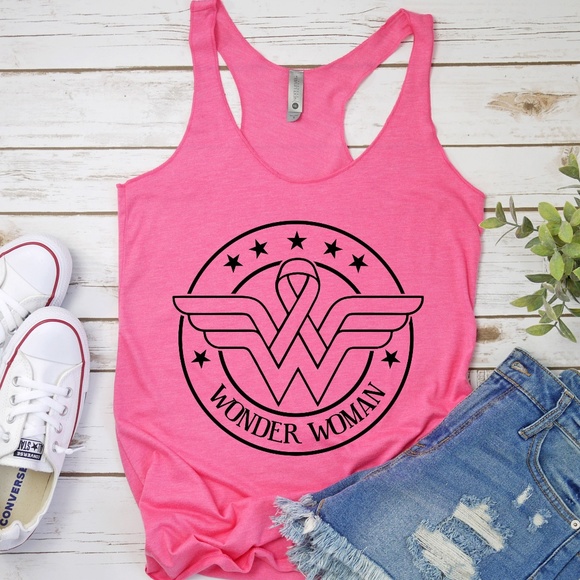 breast cancer wonder woman shirt